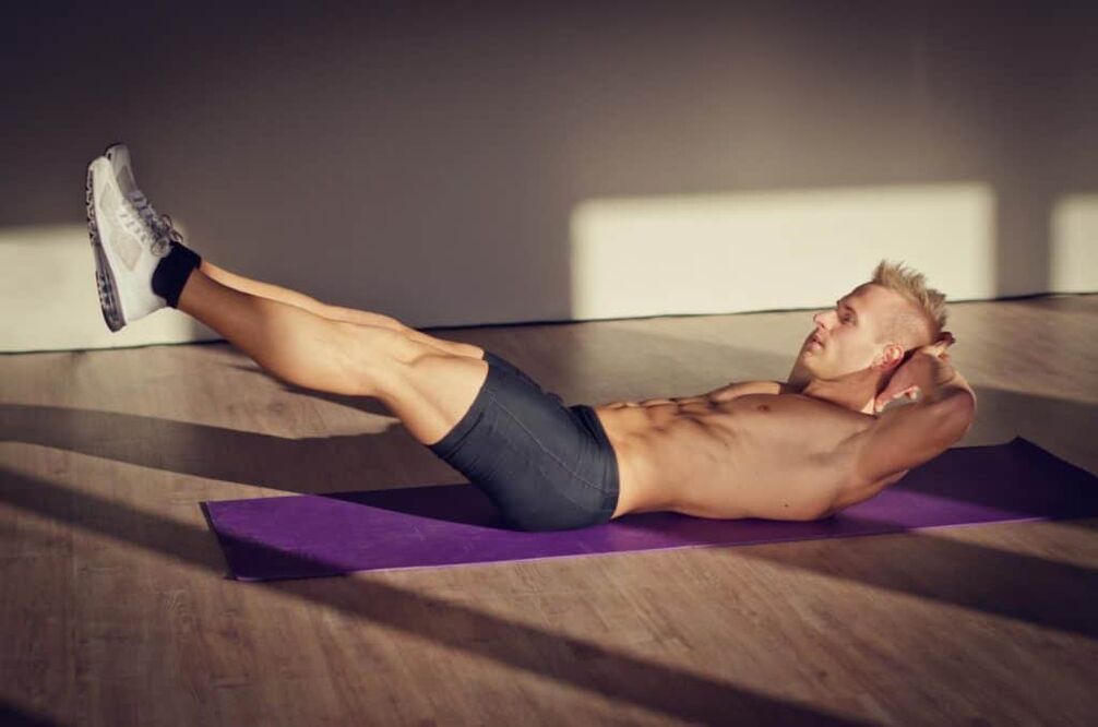stiprūs abs padidina potenciją